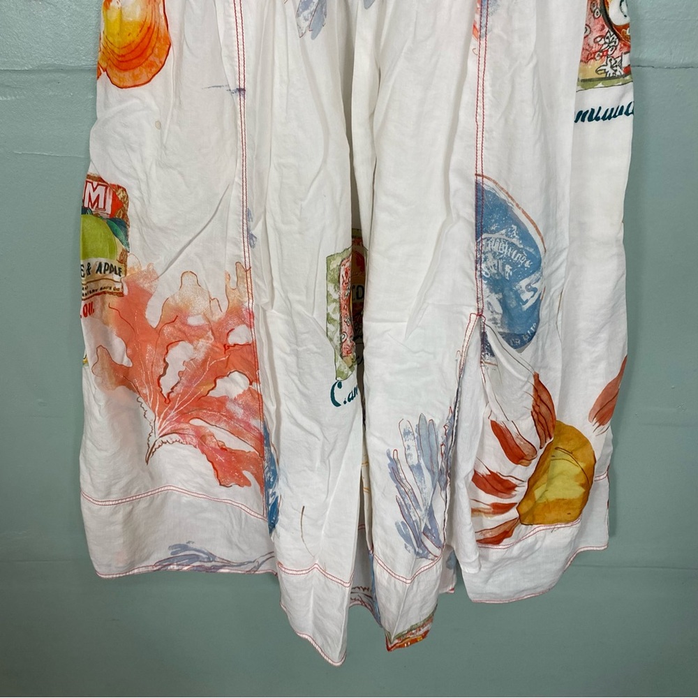 Anthropologie Pilcro Sleeveless Twofer Artsy Midi Dress Large FLAWED FLAWED - Picture 4 of 10